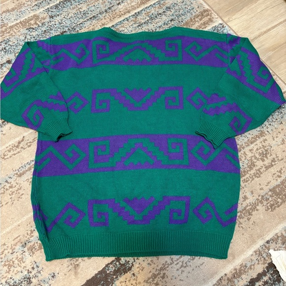 Vintage Unisex Patterned Sweater Size Large 🌞 - Picture 2 of 3